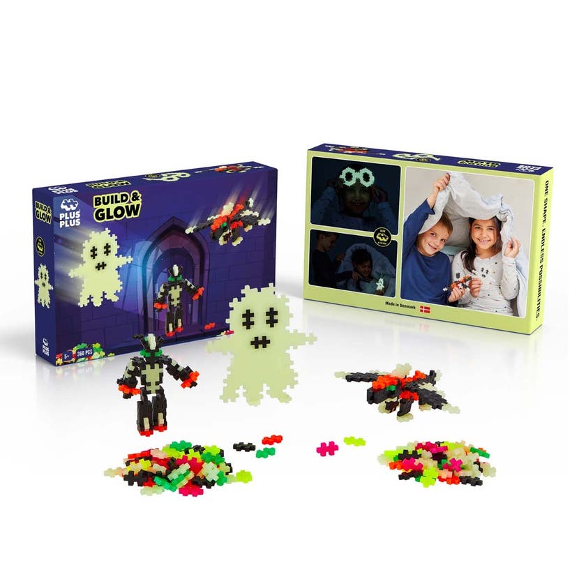 Plus-Plus, Build and Glow - Glow in the Dark, 360 deler