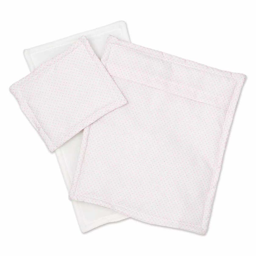 Skrållan, Lite sengetøysett 3-deler Rosa