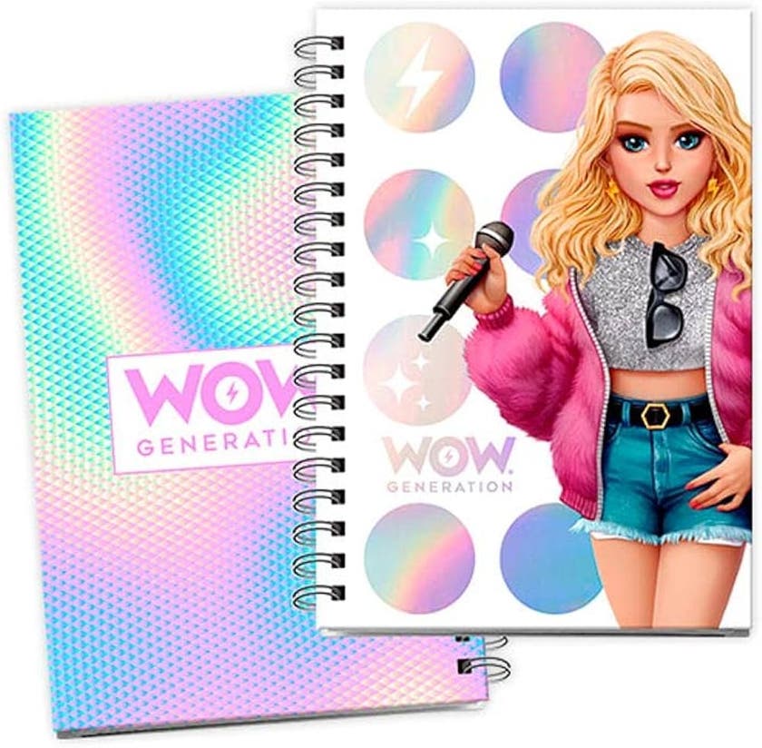 WOW Generation, A5 Innbundet Notatbok, 80 Ark