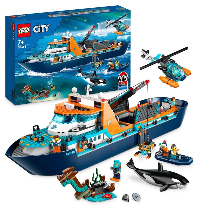 LEGO City 60368, Polarforsker og skip