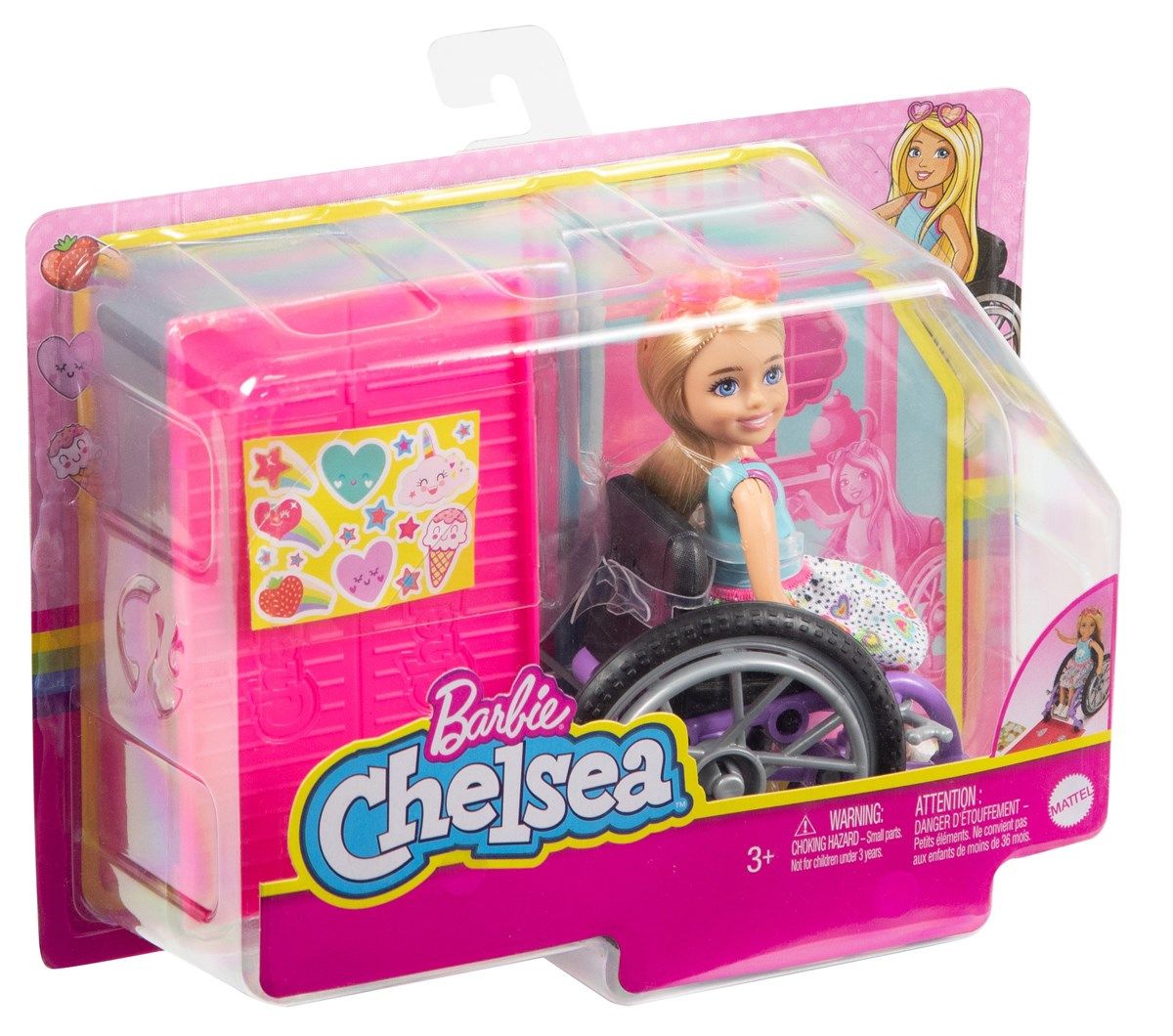 Barbie Chelsea med rullestol