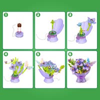 MAX Premium LED Bouquets Blombukett Lila