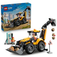 LEGO® City Gul traktorgraver. Byggeplassleke 60480