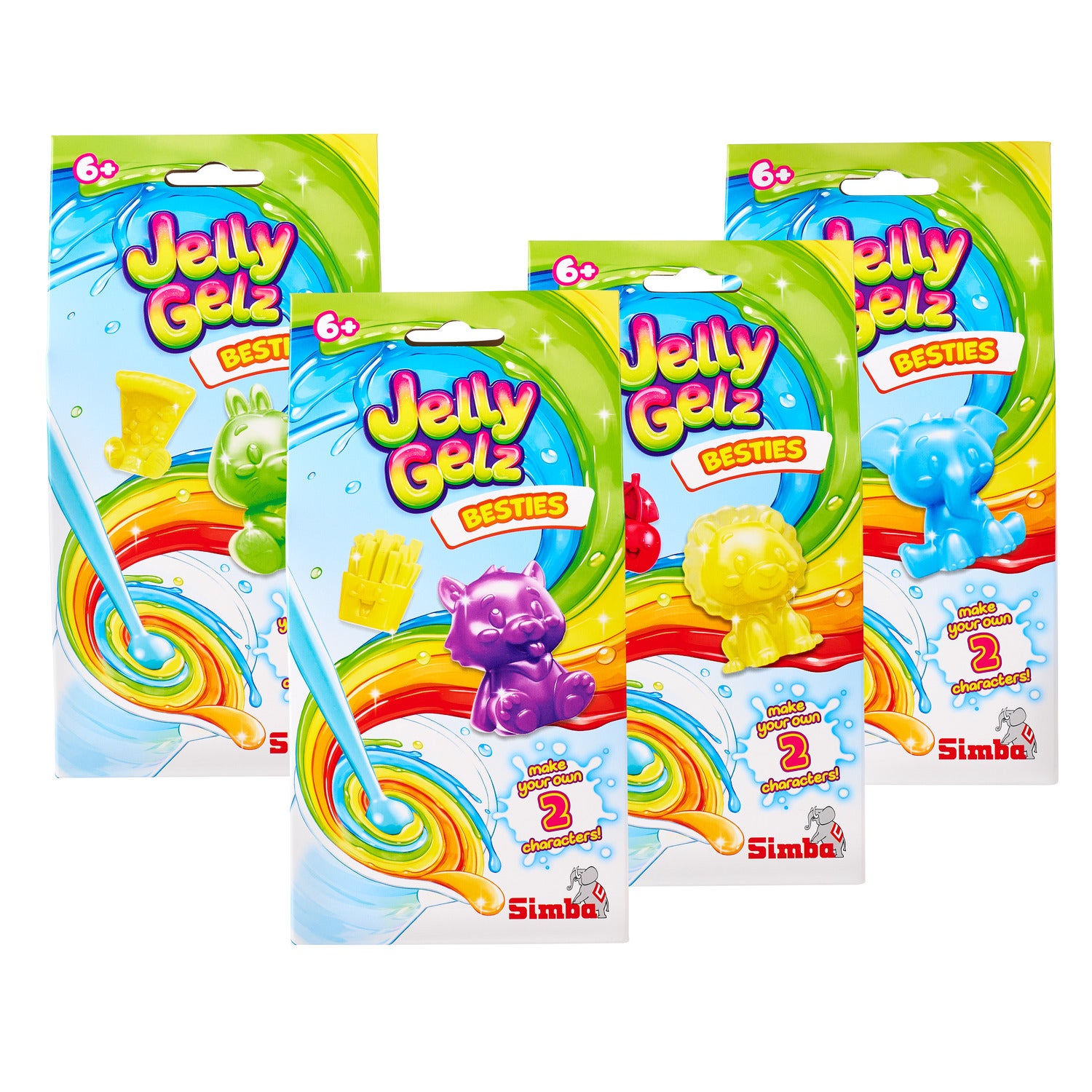Jelly Gelz Foodies, 4-sortert sett