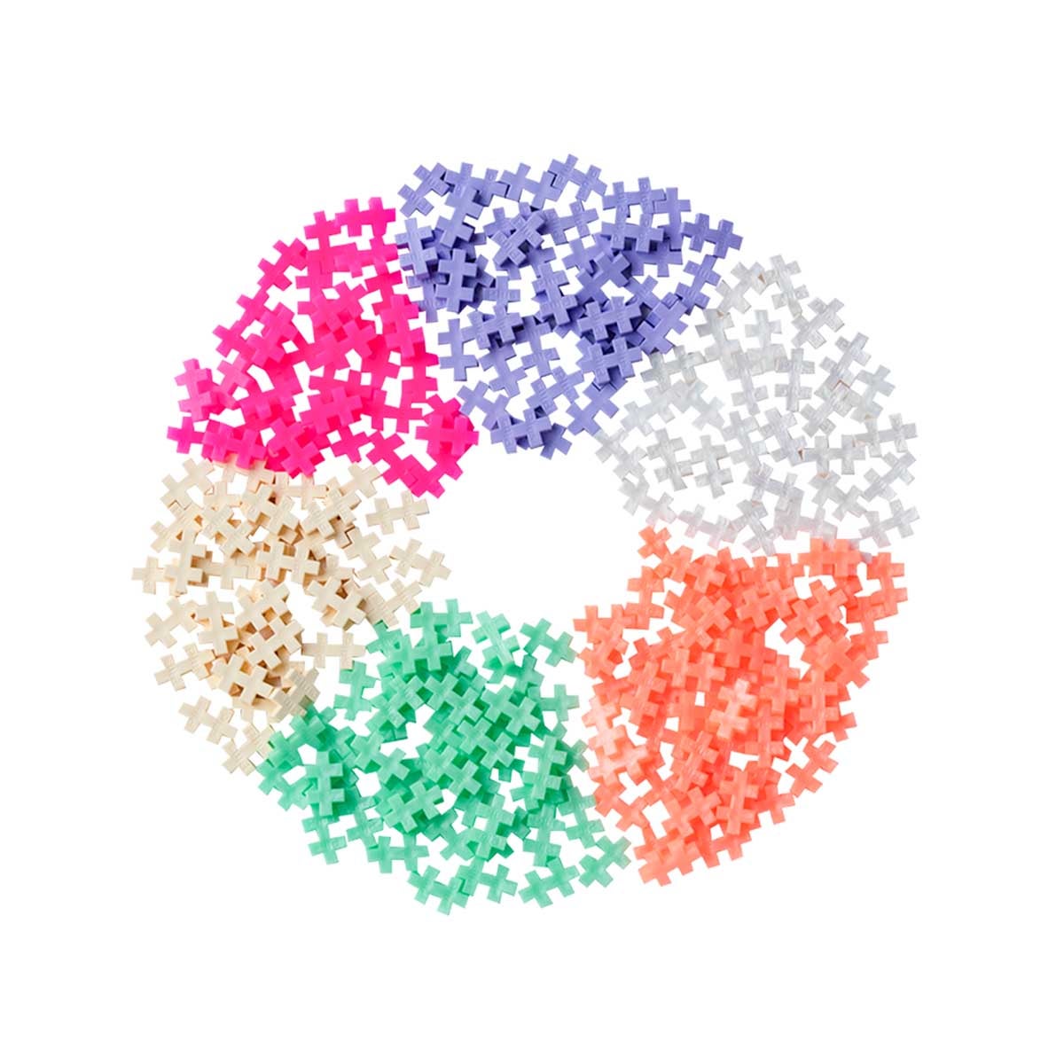 Plus-Plus Pearl mix / 240 stk Tube