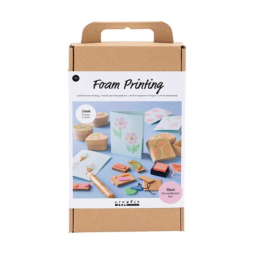 Diy Kit Stempeltrykk, Beige, Klar Rød, Mint, Mellom