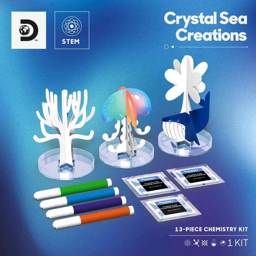 Discovery Crystal Grow Kit Havets Skapninger
