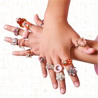 FAO Schwarz Glam Rings Set - 15 fargrike ringer