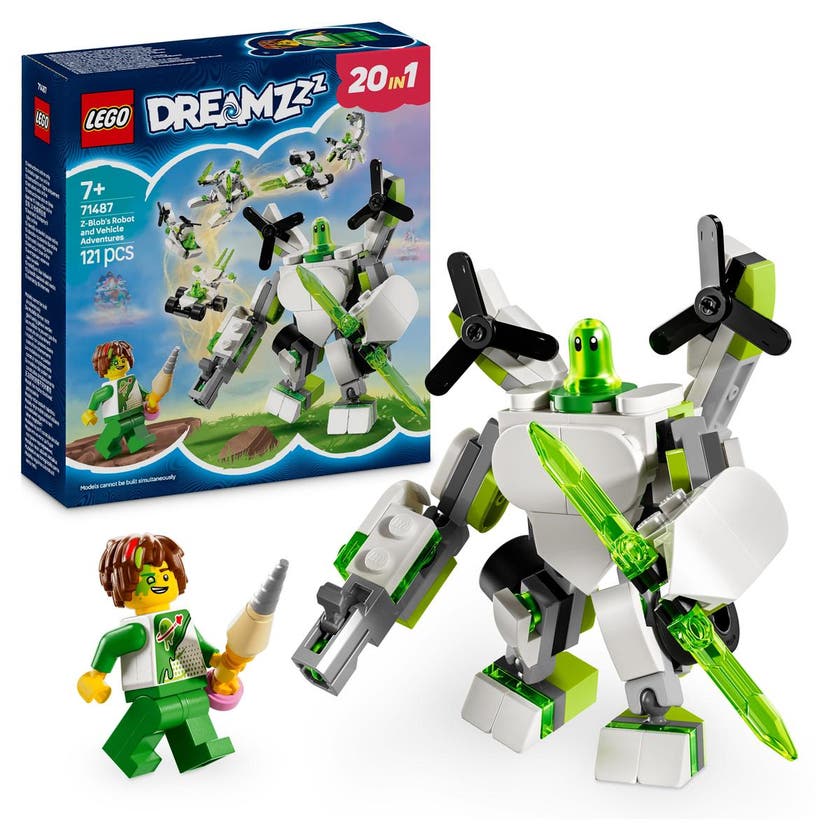 LEGO DREAMZzz 71487, Eventyr med Z-Blob-robot og kjøretøy