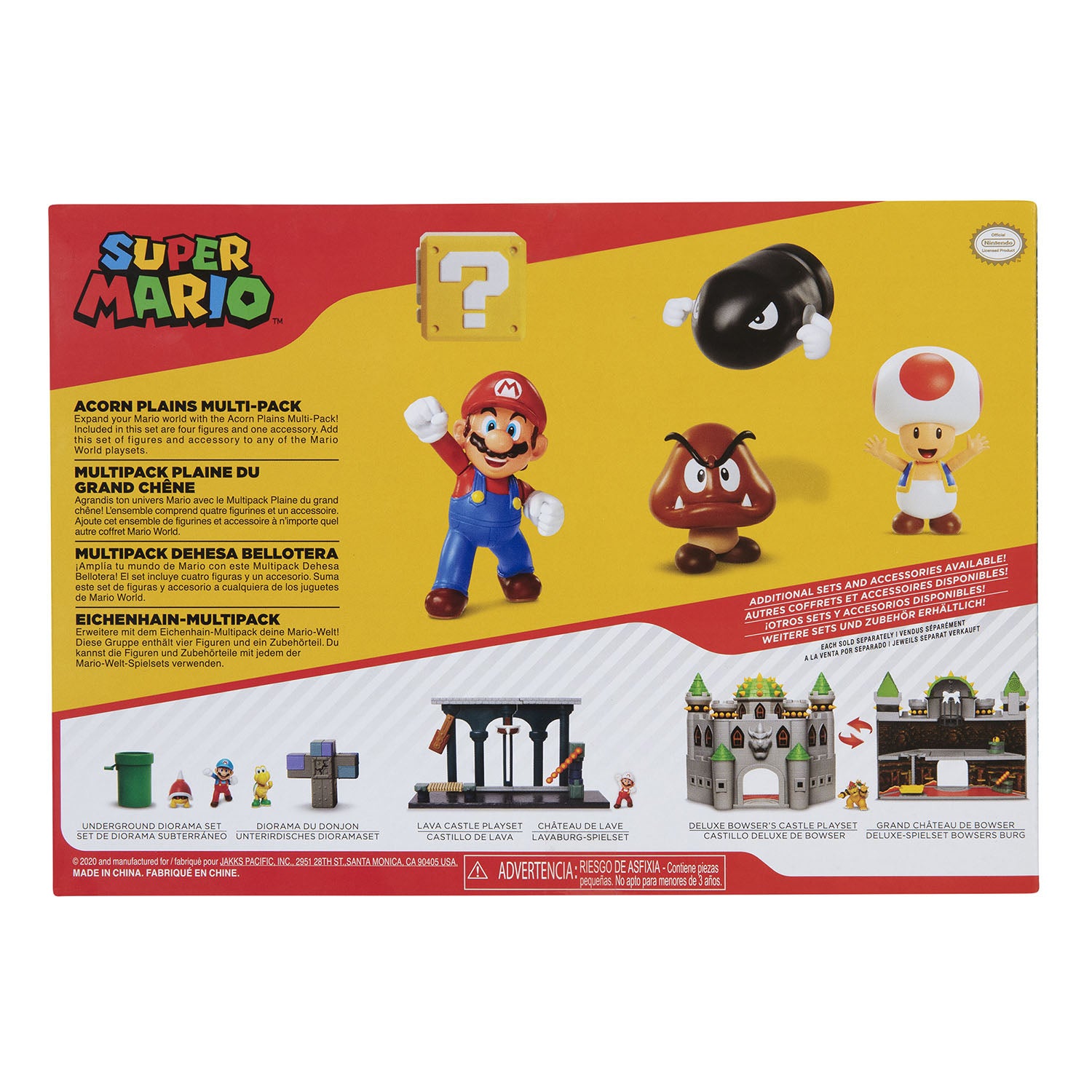 Super Mario - Diorama Set Acorn Plains (New)