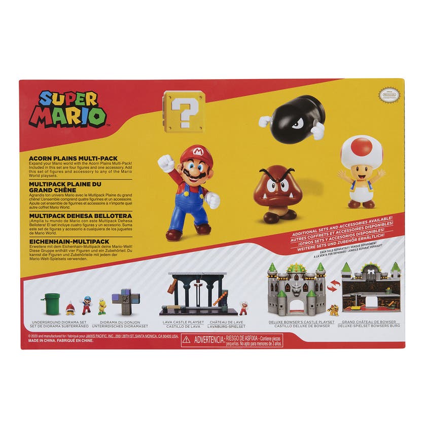 Super Mario - Diorama Set Acorn Plains (New)