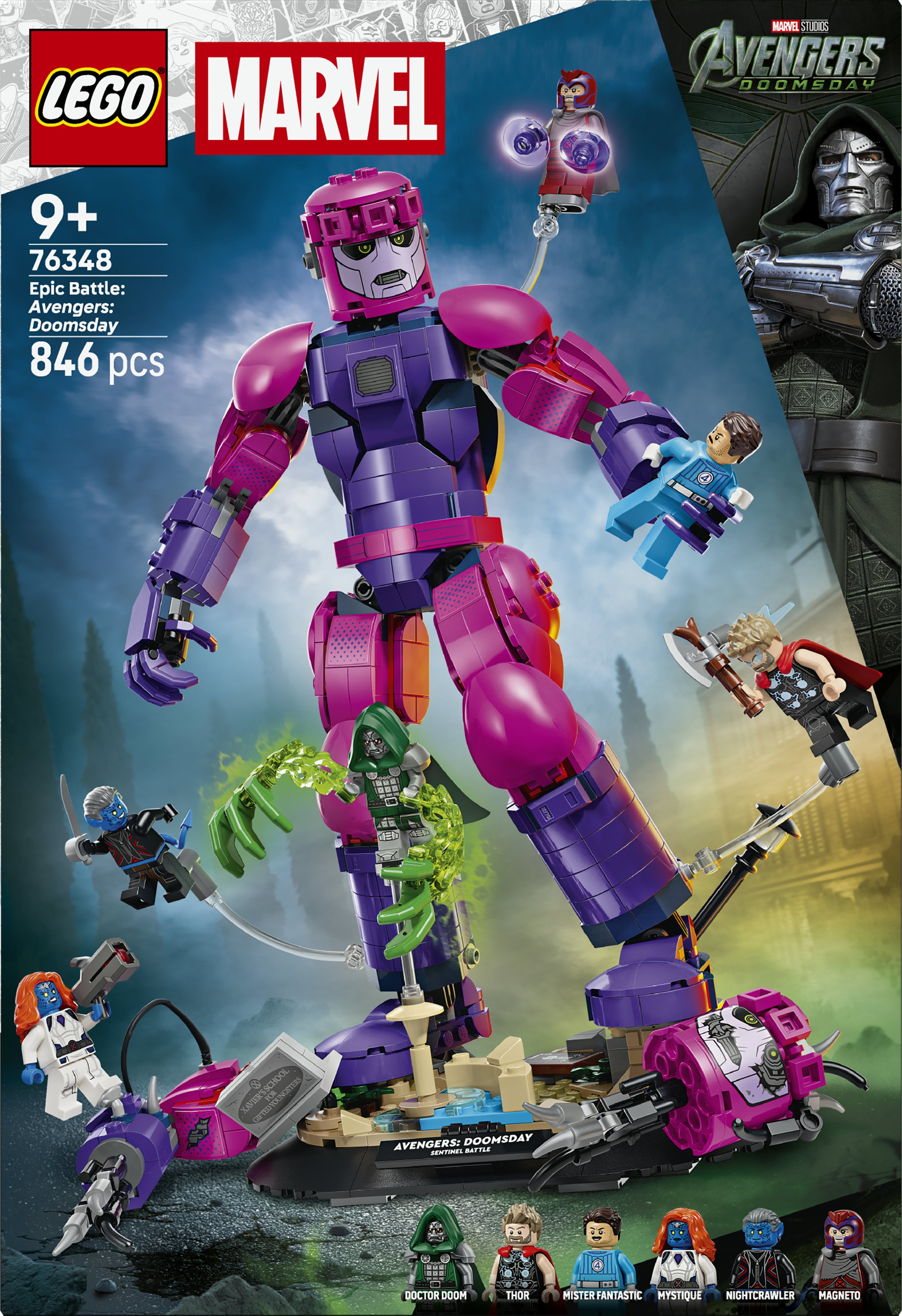 LEGO® Marvel Episk kamp: Avengers: Doomsday 76348