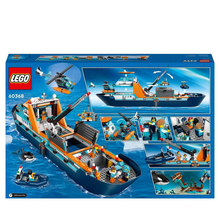 LEGO City 60368, Polarforsker og skip