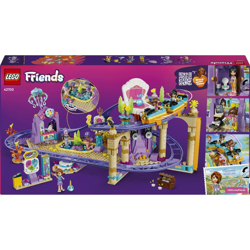 LEGO® Friends Berg-og-dal-bane med havfruetema, byggeleke 42703