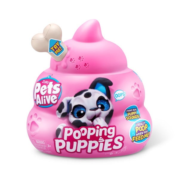 Pets Alive, Pooping Puppies Interactive Plush