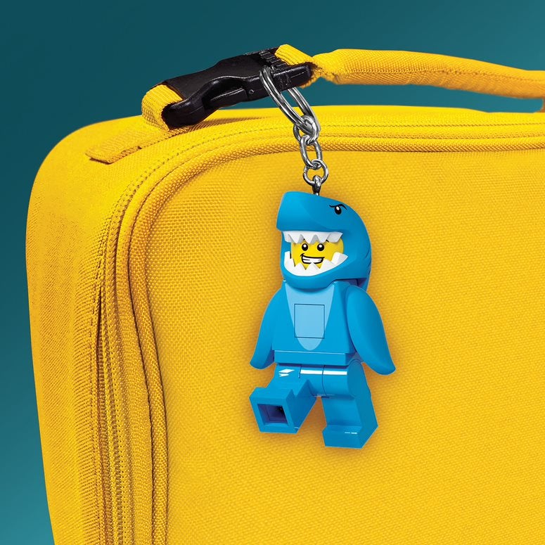 LEGO ICONIC, SHARK SUIT GUY Nøkkelring med LED-lys