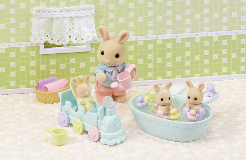 Sylvanian Families - Trillingbabyenes badepakke