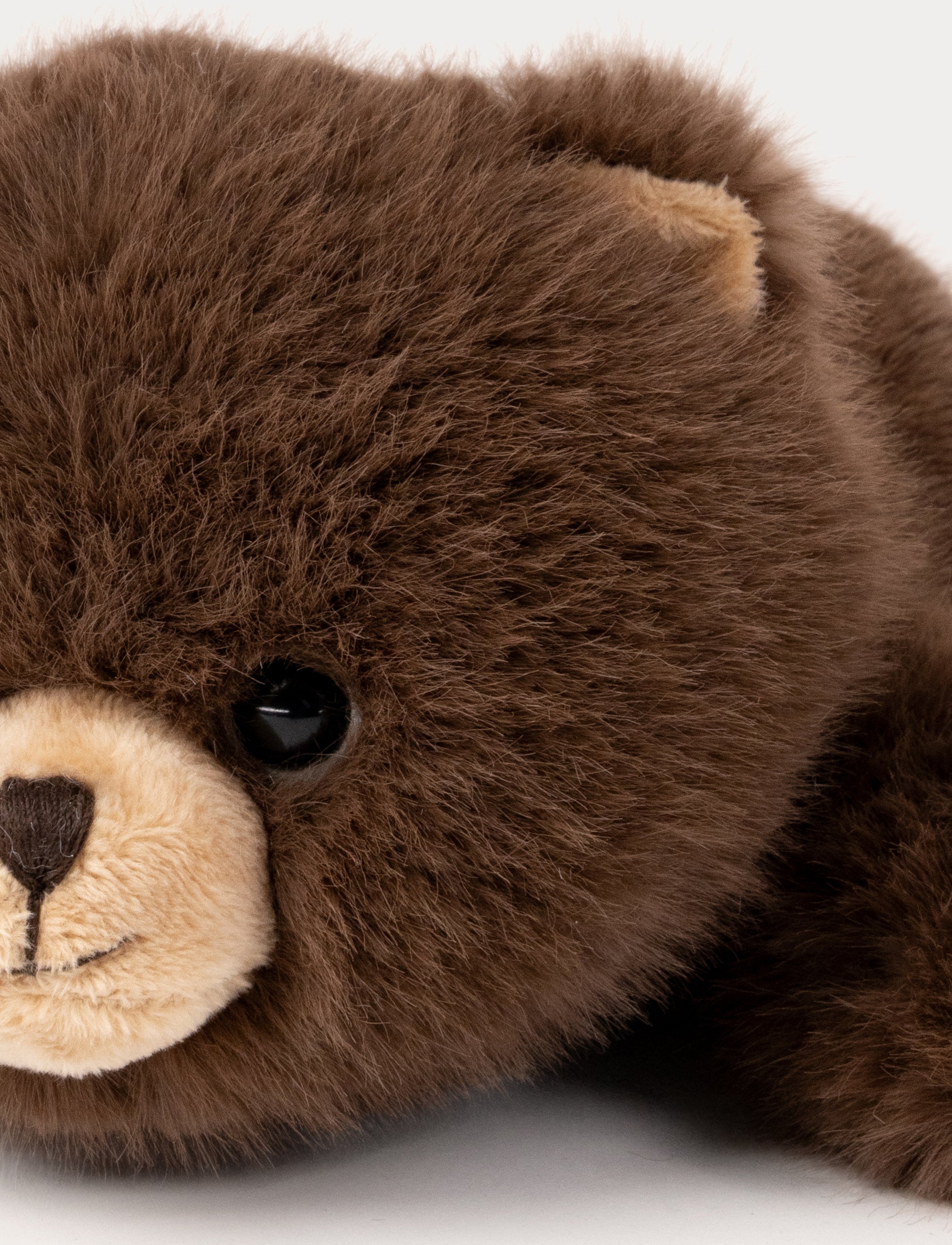 Teddykompaniet - Liggende Bjørn Brun