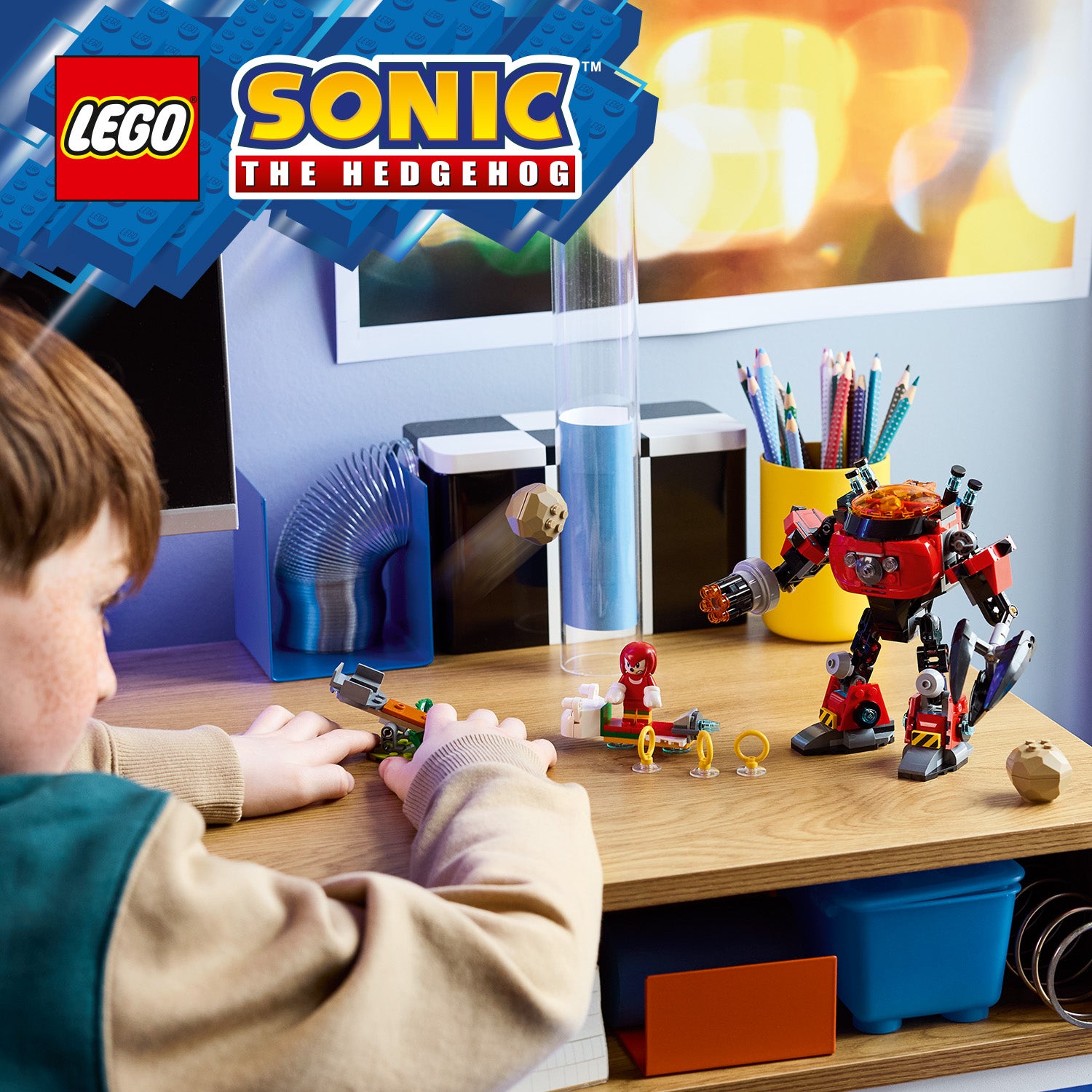 LEGO Sonic the Hedgehog™ 77005, Knuckles mot Dr. Eggmans Egg Crusher-robot
