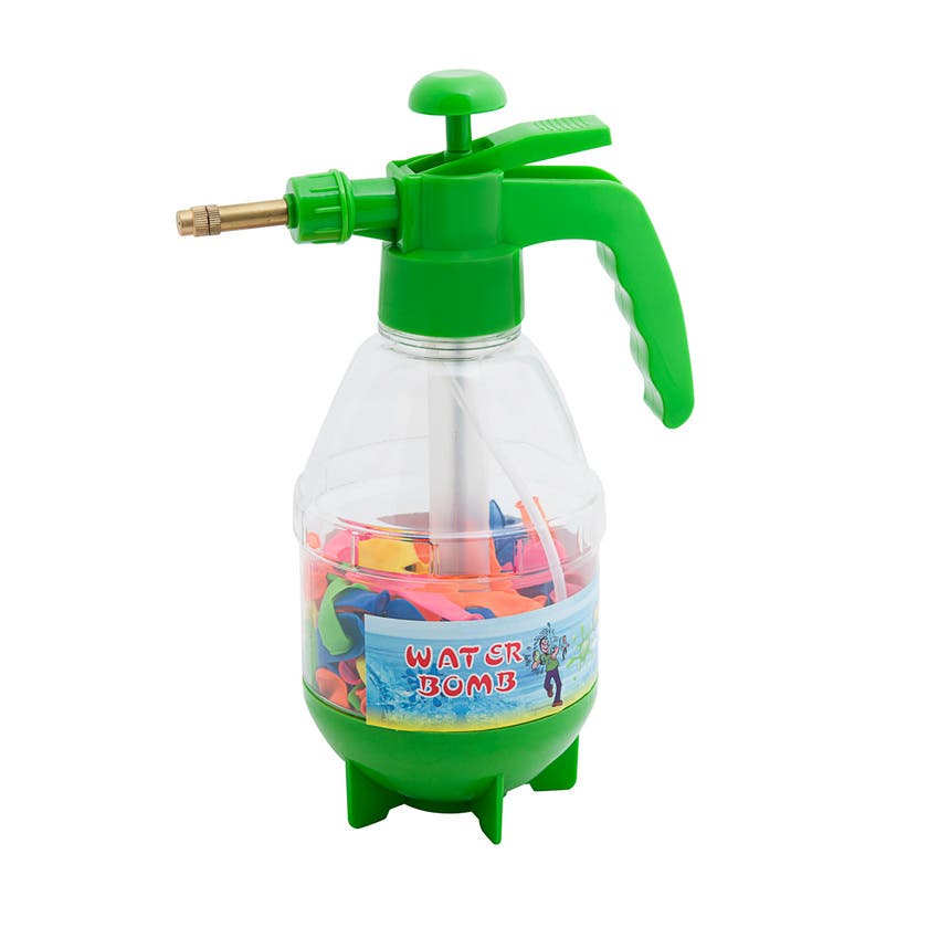 Vannpumpe med 250 ballonger