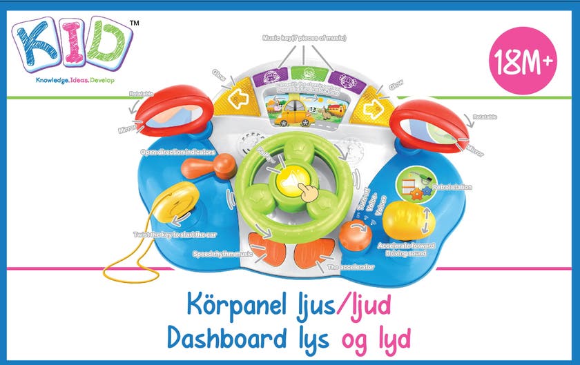 KID, Kontrollpanel med lyd og lys