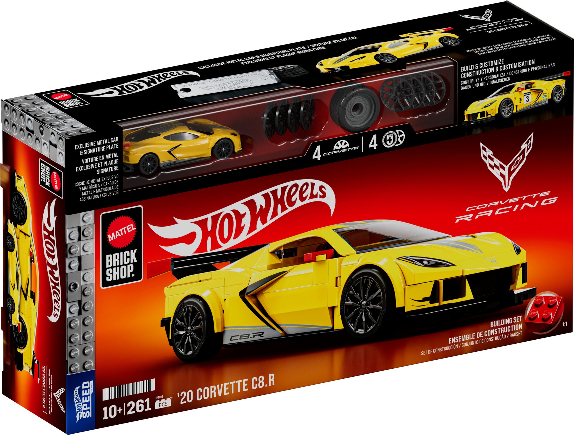 Hot Wheels Corvette C8.R byggesett