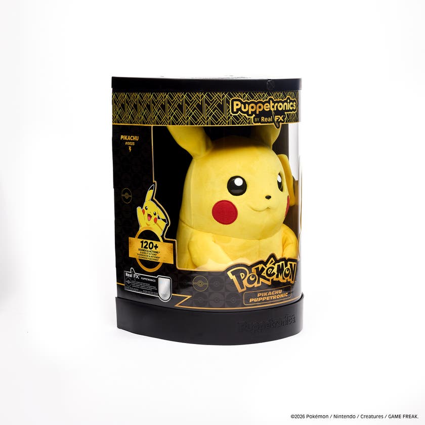 Puppetronic Real FX Pokemon Pikachu 40 cm