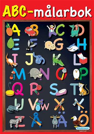ABC fargeleggingsbok, 48 sider