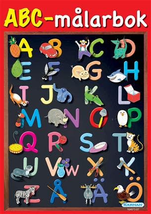 ABC fargeleggingsbok, 48 sider