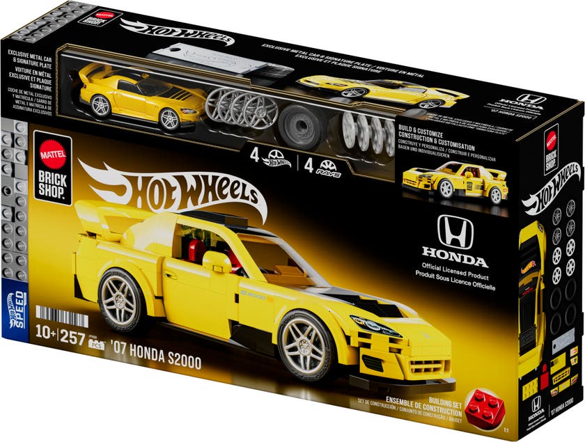 Mattel Brick Shop Speed Series Honda S2000 1:32