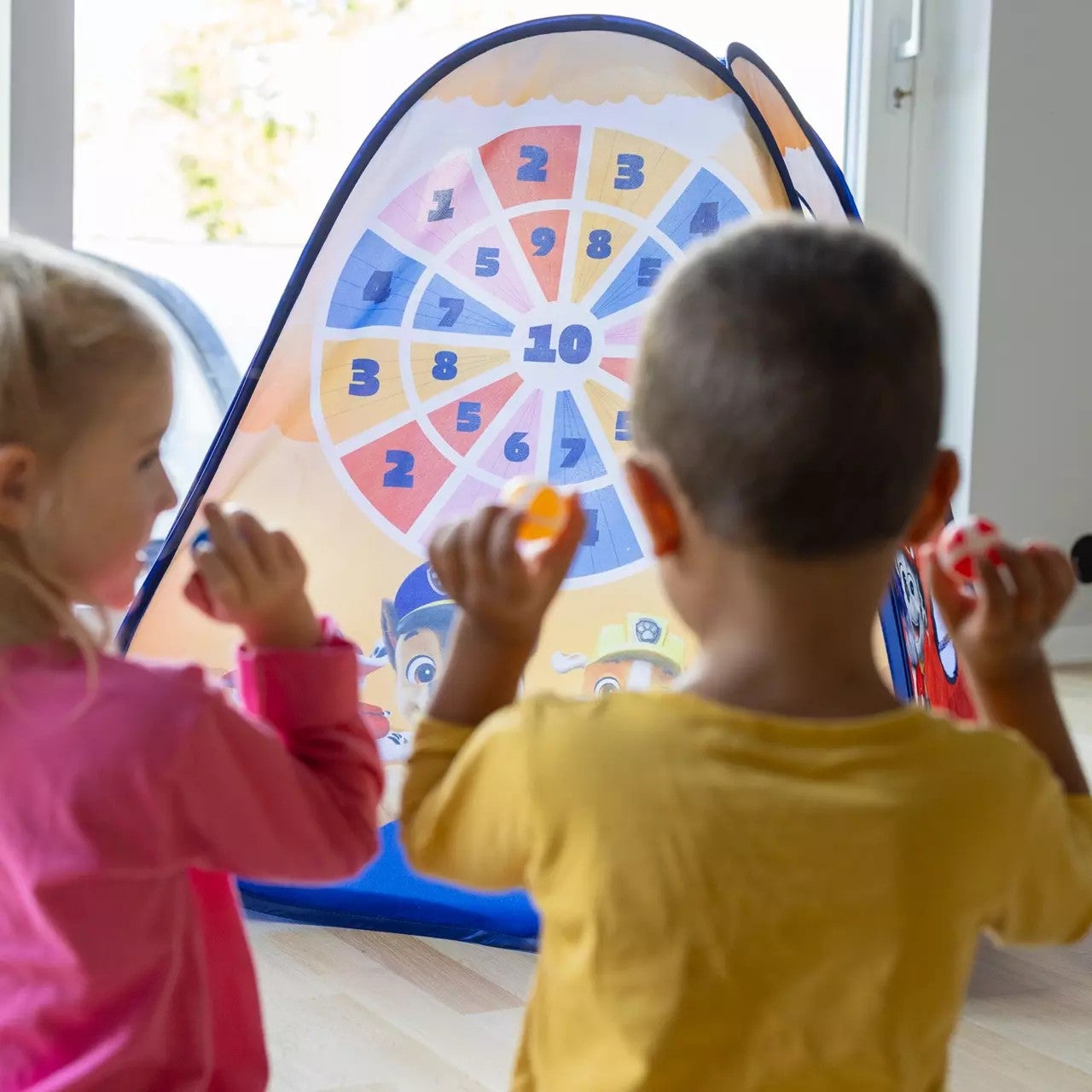 Paw Patrol aktivitetstelt med 3 spill