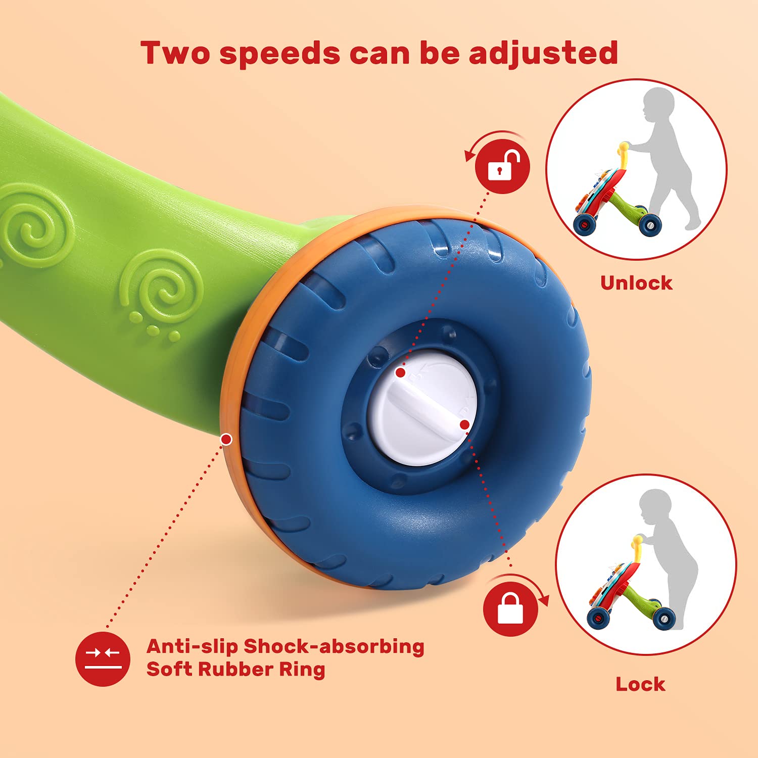 KID, gåvogn og aktivitetsbord