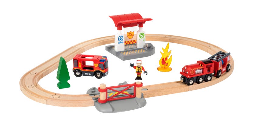 BRIO, Togsett med brannmannstema