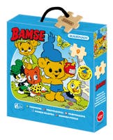 Tre-puslespill Bamse som liten med ni biter