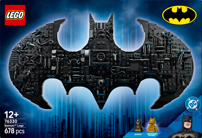 LEGO® DC Batman™: Logoen til Batman. Superhelt-leke 76330