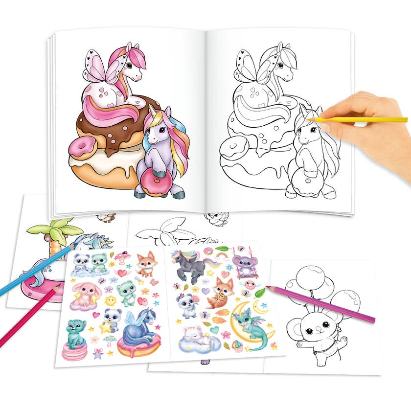 Ylvi Unicorn Fargeleggingsbok