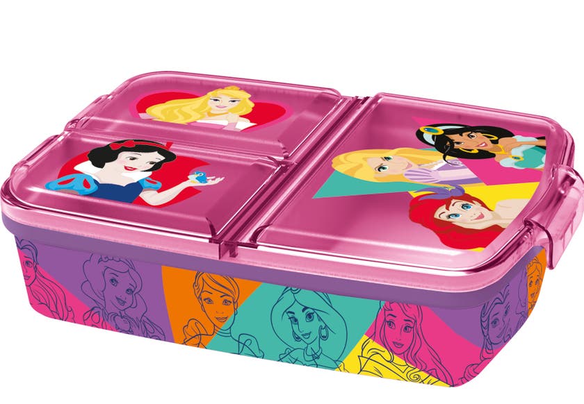 DISNEY PRINCESS multi comp. sandwich box, 18x13 cm