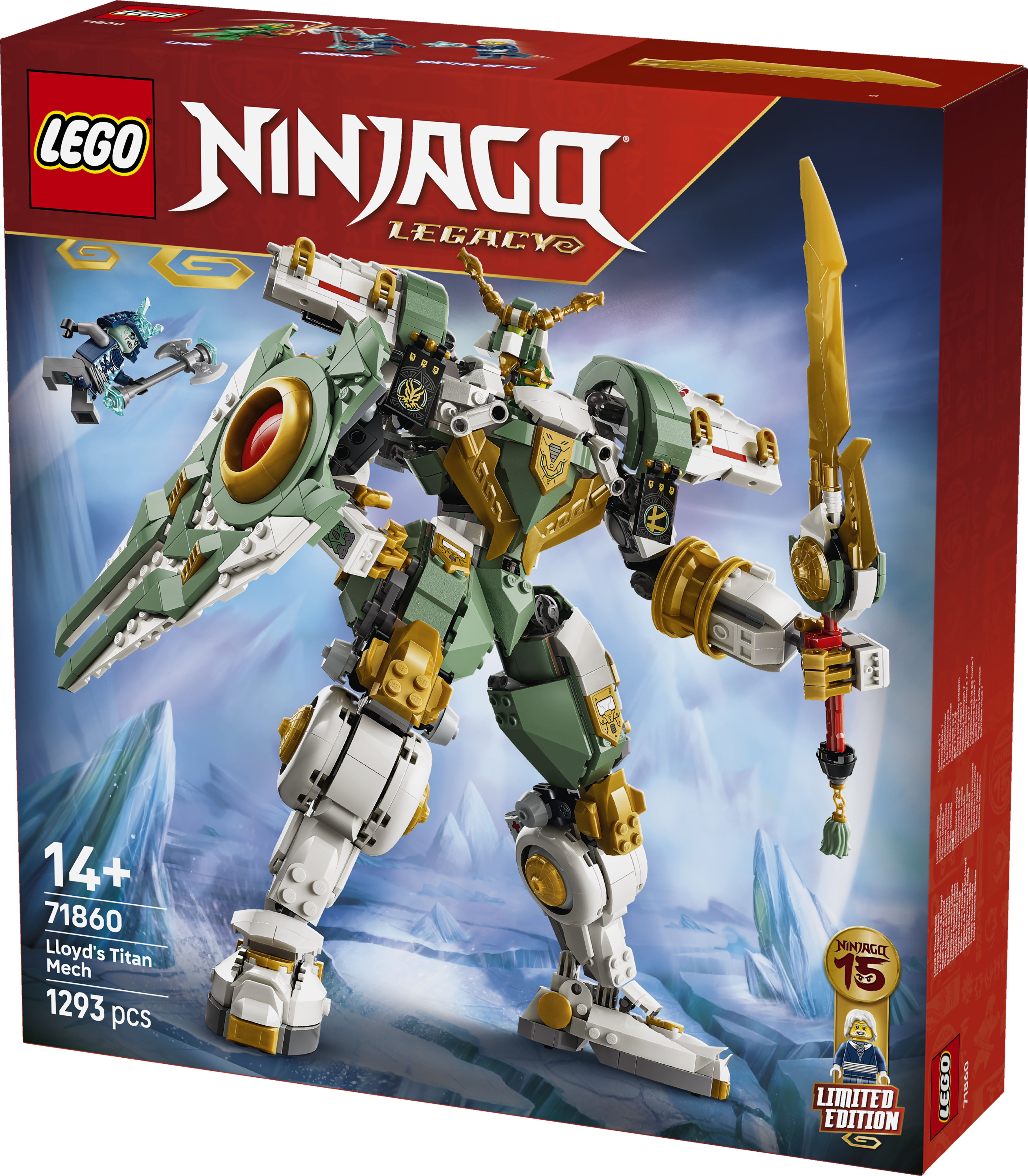 LEGO® NINJAGO® Lloyds Titan-kampdrakt – 15-årsjubileum 71860