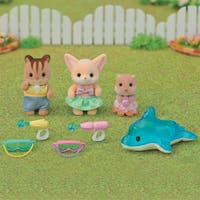 Sylvanian Families - Trillingene ved svømmebassenget