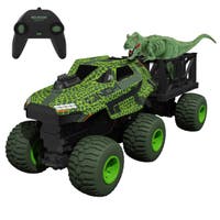 Sharper Image Rex Recon radiostyrt lastbil med dinosaur