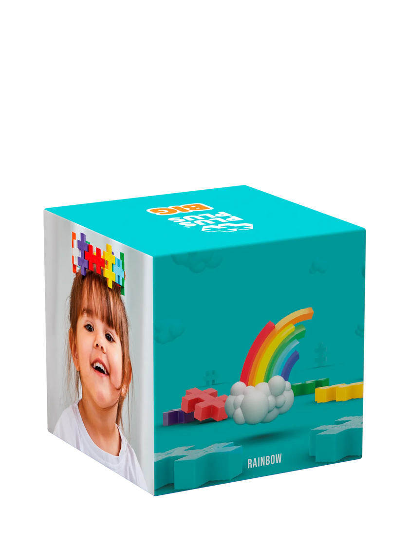 Plus-Plus BIG Rainbow Mix 100-bitars
