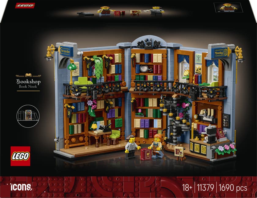 LEGO® Icons Bokhandel bokhylle 11379