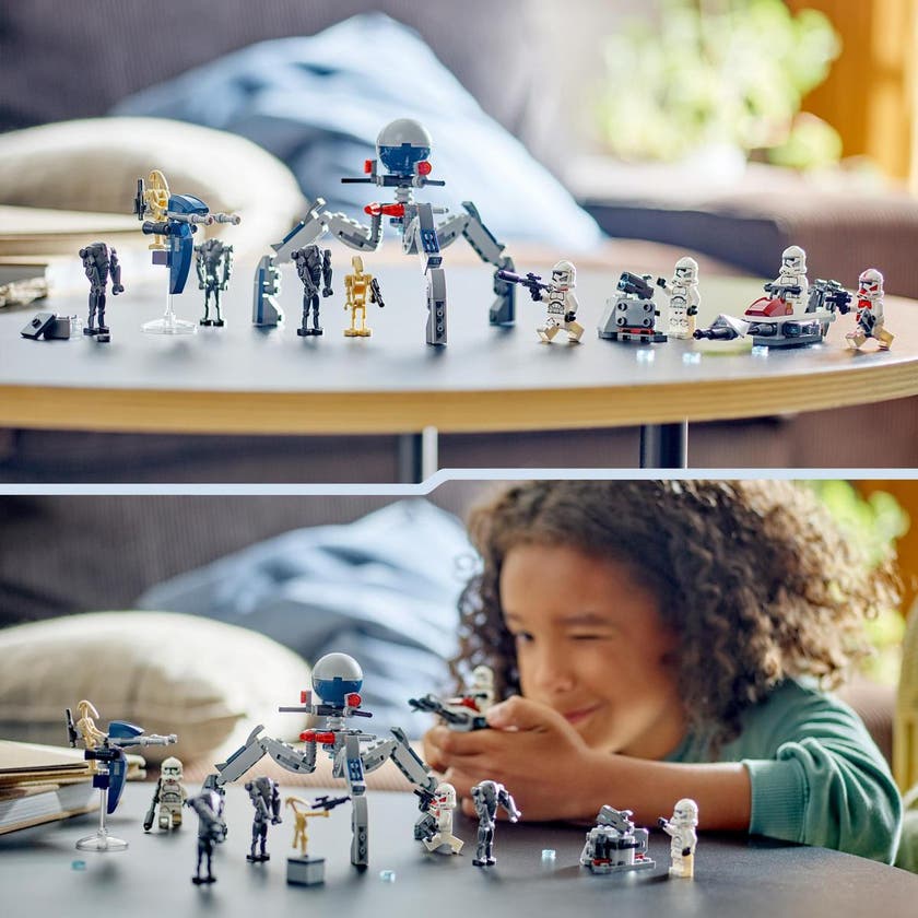 LEGO Star Wars 75372, Clone Trooper™ & Battle Droid™ Kamp-pakke