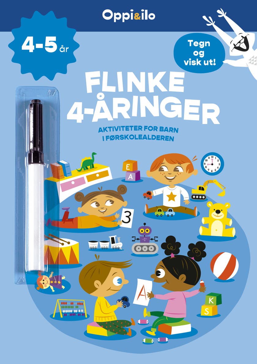 Fine 4-åringer – aktivitetsbok 4–5 år NO