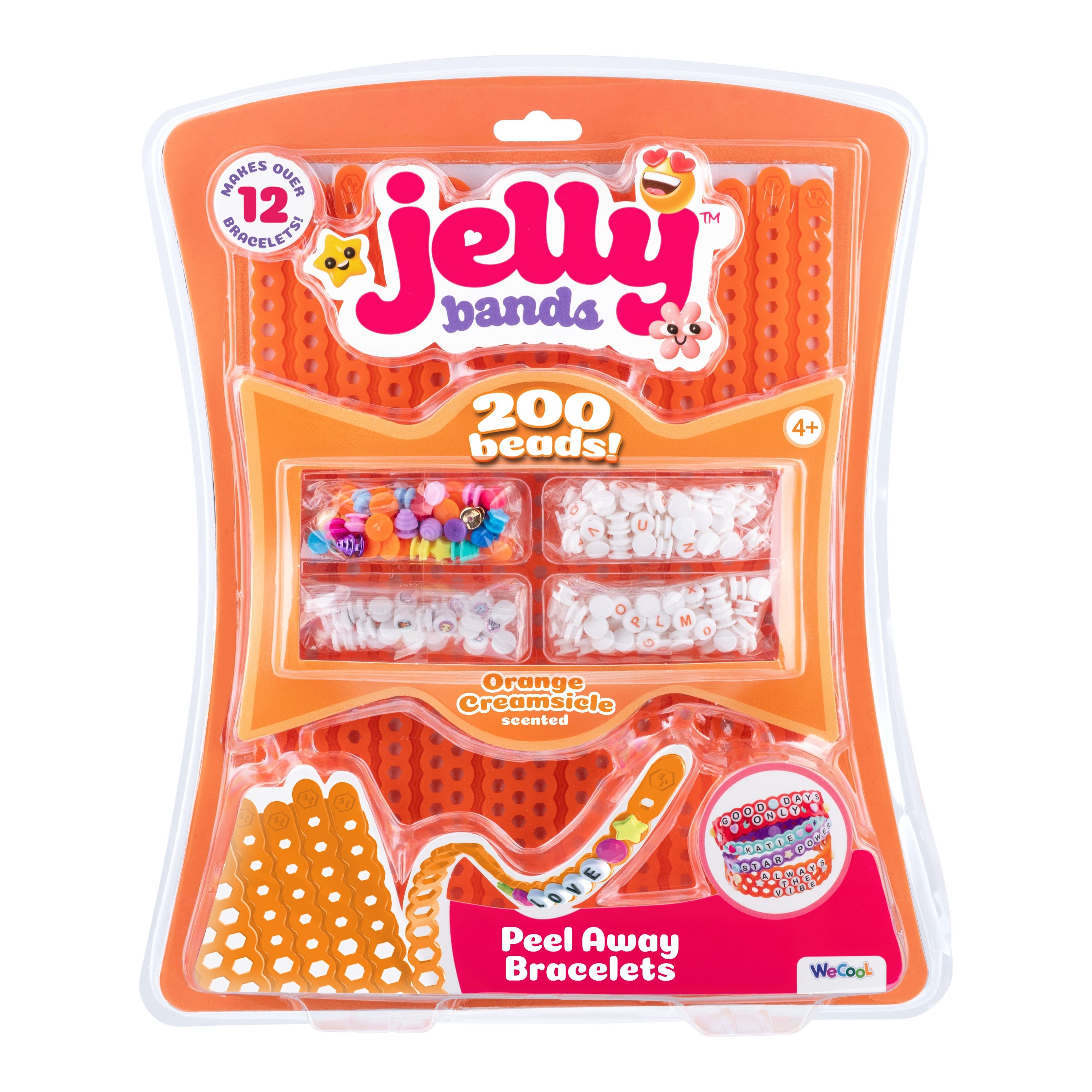 JELLY BANDS Armbånd – Candy, Grape eller Orange Creamsicle