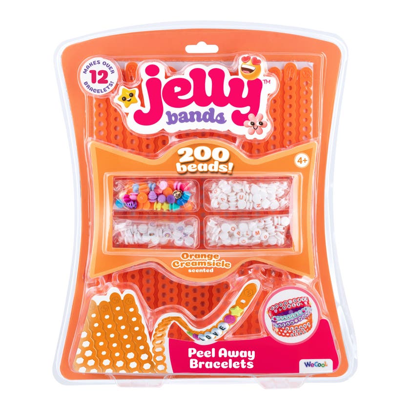 JELLY BANDS Armbånd – Candy, Grape eller Orange Creamsicle