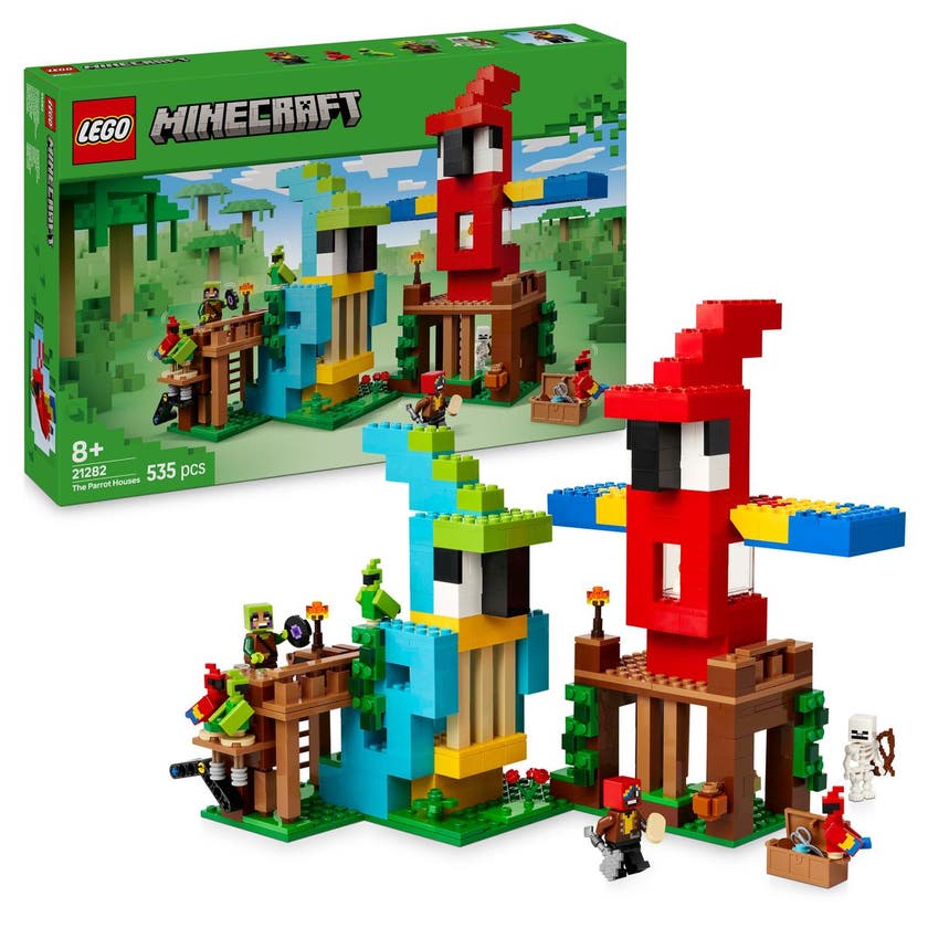 LEGO Minecraft 21282, Papegøyhusene