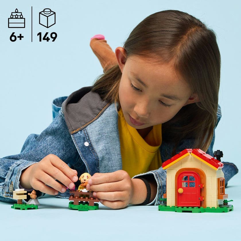 LEGO Animal Crossing 77058, Det koselige huset der Goldie bor