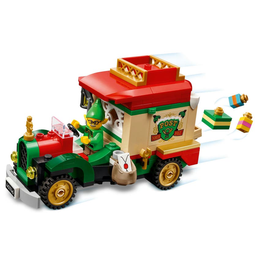 LEGO® Julenissens budbil Lekebil for rollelek 40746