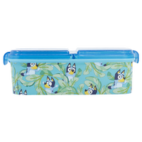 BLUEY Matboks med rom, 18x13 cm
